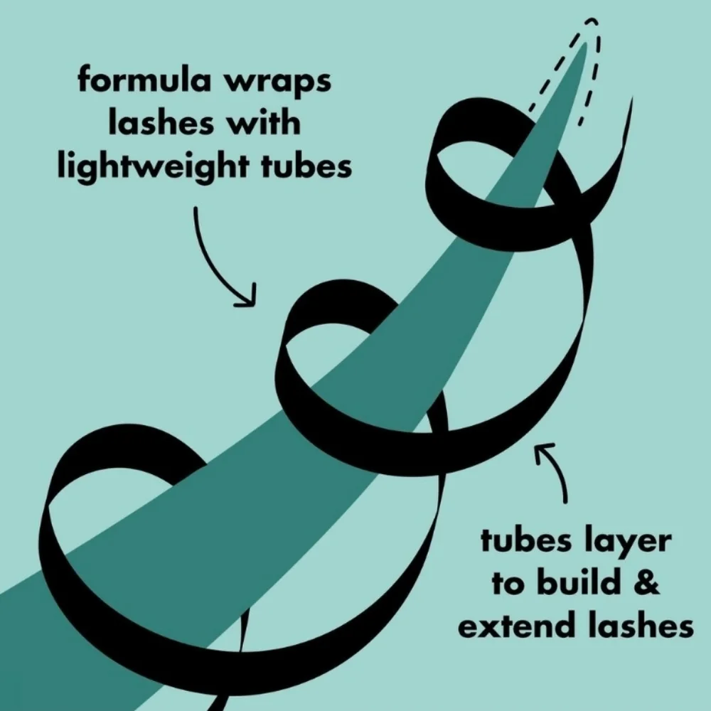 Elf Lash Xtndr Mascara In Pitch Black Length & Defining Eye Makeup Vegan